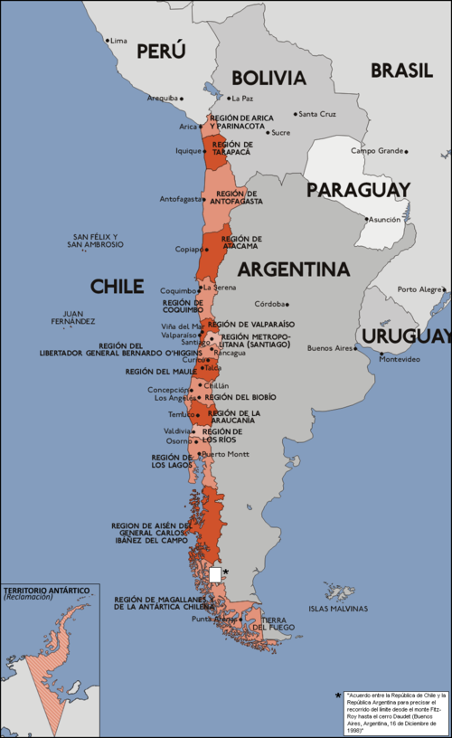 智利在地图哪里？(智利在哪里)