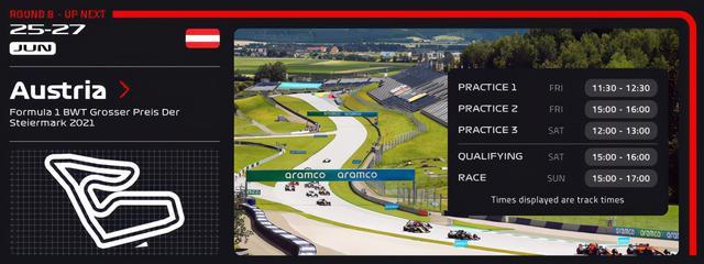 f1奥地利大奖赛哪里能看直播？f1赛事在哪里看