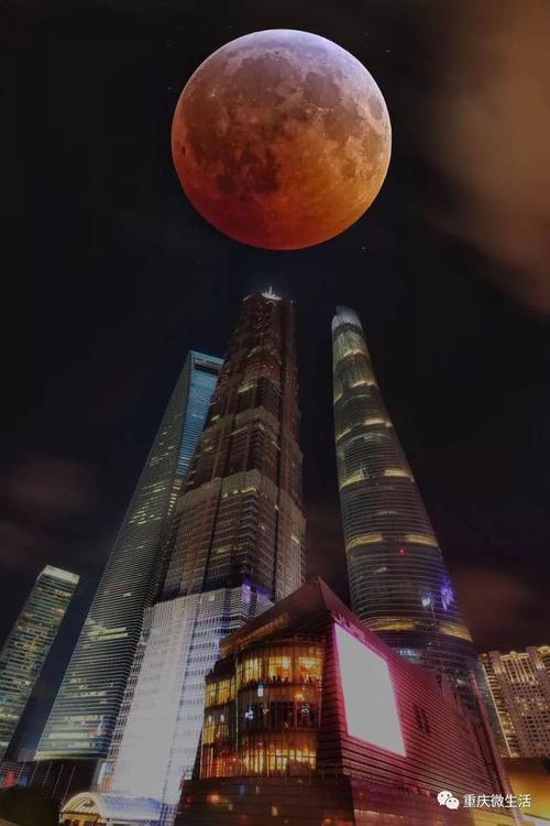 上海月全食拍摄地点？哪里有红月亮的直播