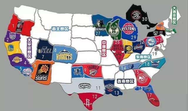 美国有NBA球队的州有几个？欧文要去哪里纽约