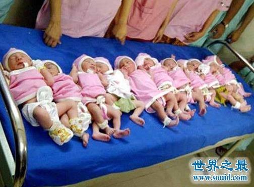 世界上最多的胞胎是几胞胎？为什么会怀多胞胎呢