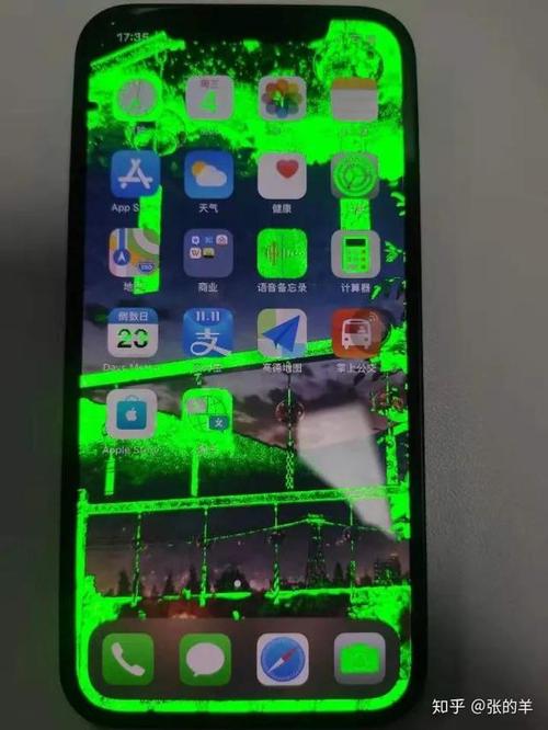 为什么手机屏幕发光是绿色的？为什么绿屏幕呢